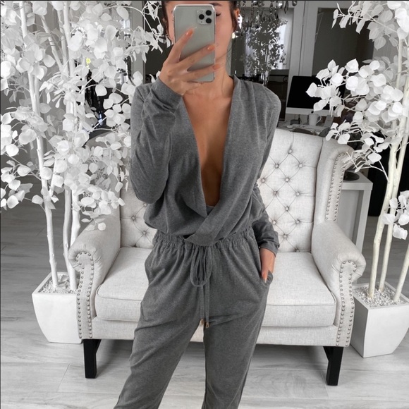 ekattire Other - Grey Jumpsuit - reposh @itselaine
